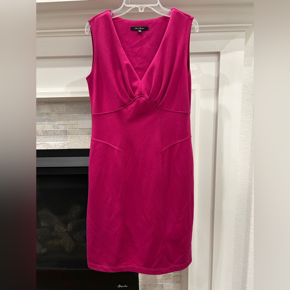 Blu Sage Fuchsia Midi Dress